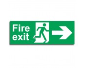 Fire Exit (Arrow Right) 